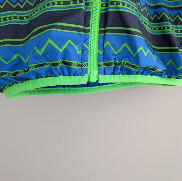The North Face Toddler Reversible Jacket – Blue/Green Print – Size 18-24 Months - Picture 7 of 8